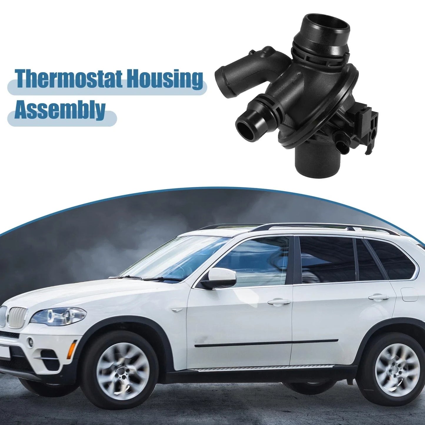 Thermostat Housing Assembly for BMW 535i GT XDrive 535i GT 740i