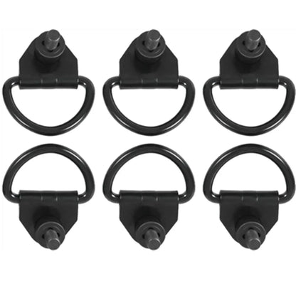 6 x Steel Cargo Hooks for 15-23 Ford Transit 150 250 350 (2015-2023)