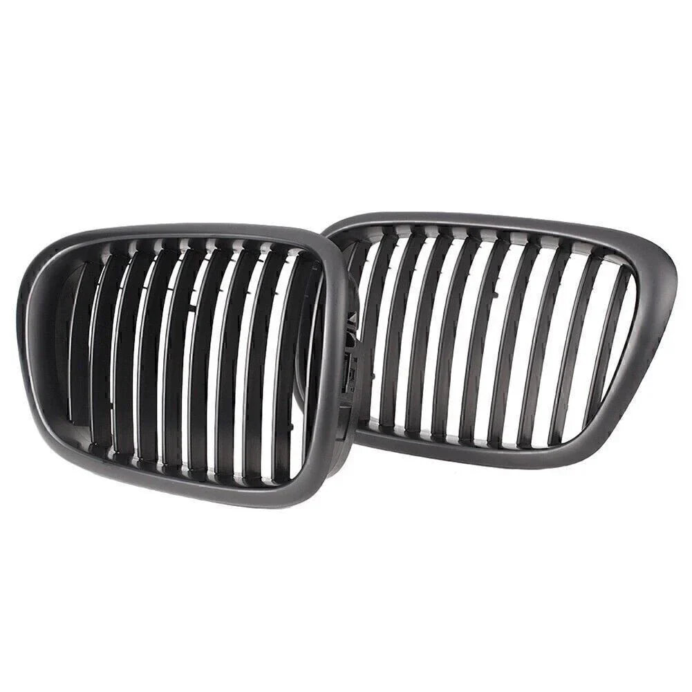 Bumper Grill Mesh Grille for BMW E39 525 528 530 535 M5 (2000-2003) Black