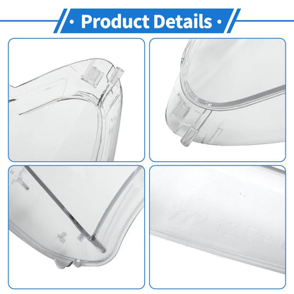 1 x Pair Front Left Right Headlight Lens Cover for BMW 740i