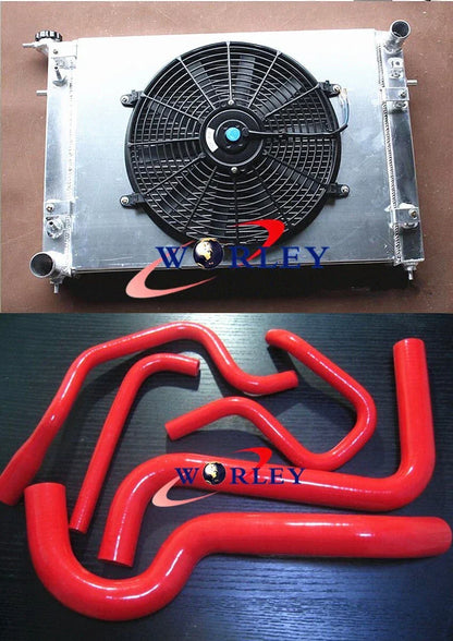 3 Row Radiator, Shroud, Fan & Hose for Holden Commodore VN-VS V6 3.8L (1988-1997)