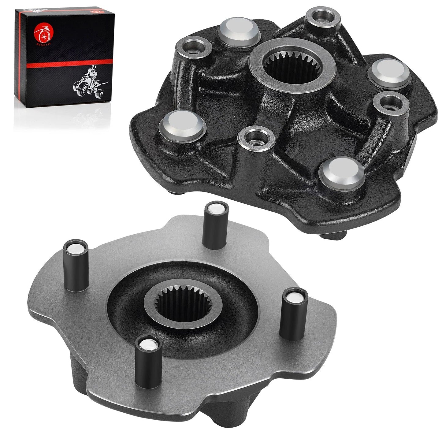 2x Front Left & Right Wheel Hubs for Honda Foreman 500 TRX520FM1/FM2/FE2