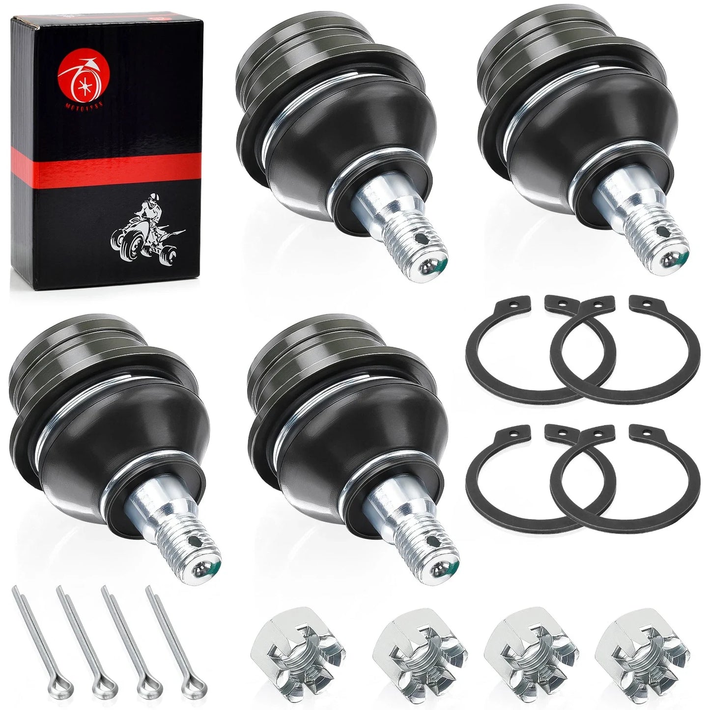 4x A-Arm Ball Joint for Suzuki KingQuad 450 500 700 750 (2005–2023)