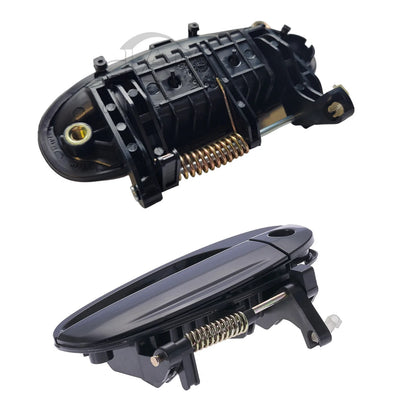 Outer Door Handle Black 2pc Set for Holden Barina TK (2005–2011)
