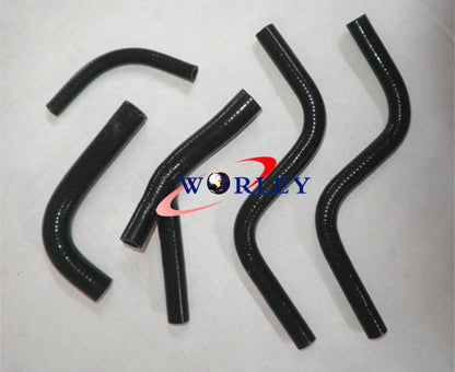 Aluminum Radiator + Black Hose for Honda CR250R (1985-1987)