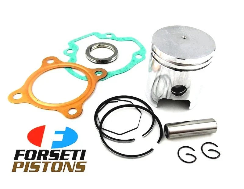 40mm Piston Rings & Pin Clips for PY50 All Years Forceti Std Top End Kit