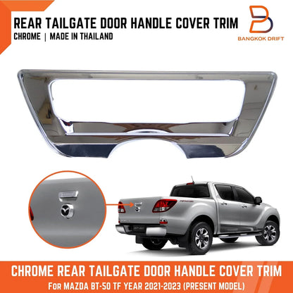 Chrome Rear Tailgate Handle Cover for Mazda BT-50 (2021-2023)