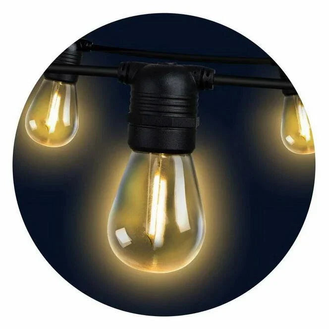 50PCS 51m Waterproof Festoon String Lights for Christmas Wedding Party