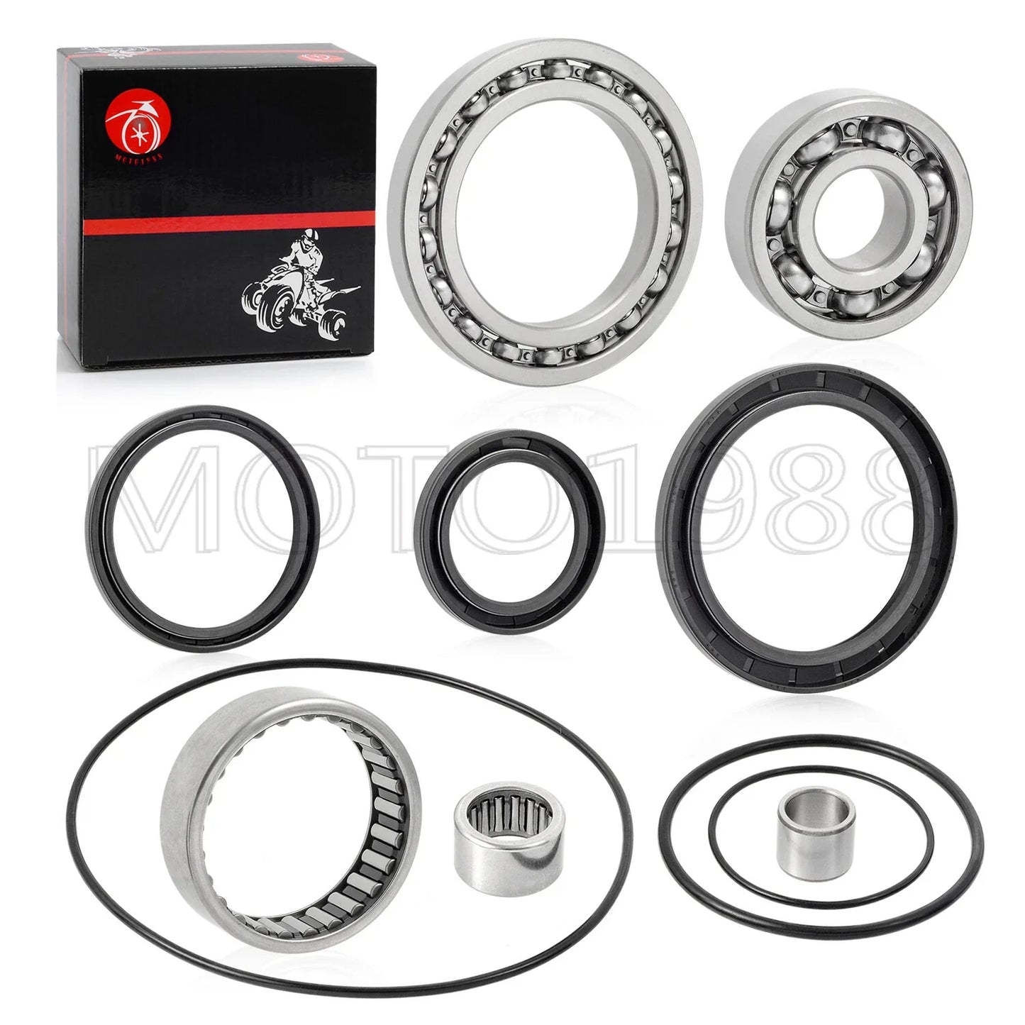REAR DIFFERENTIAL BEARING & SEAL for YAMAHA Kodiak 450 YFM450FA 4x4 (2003–2004)
