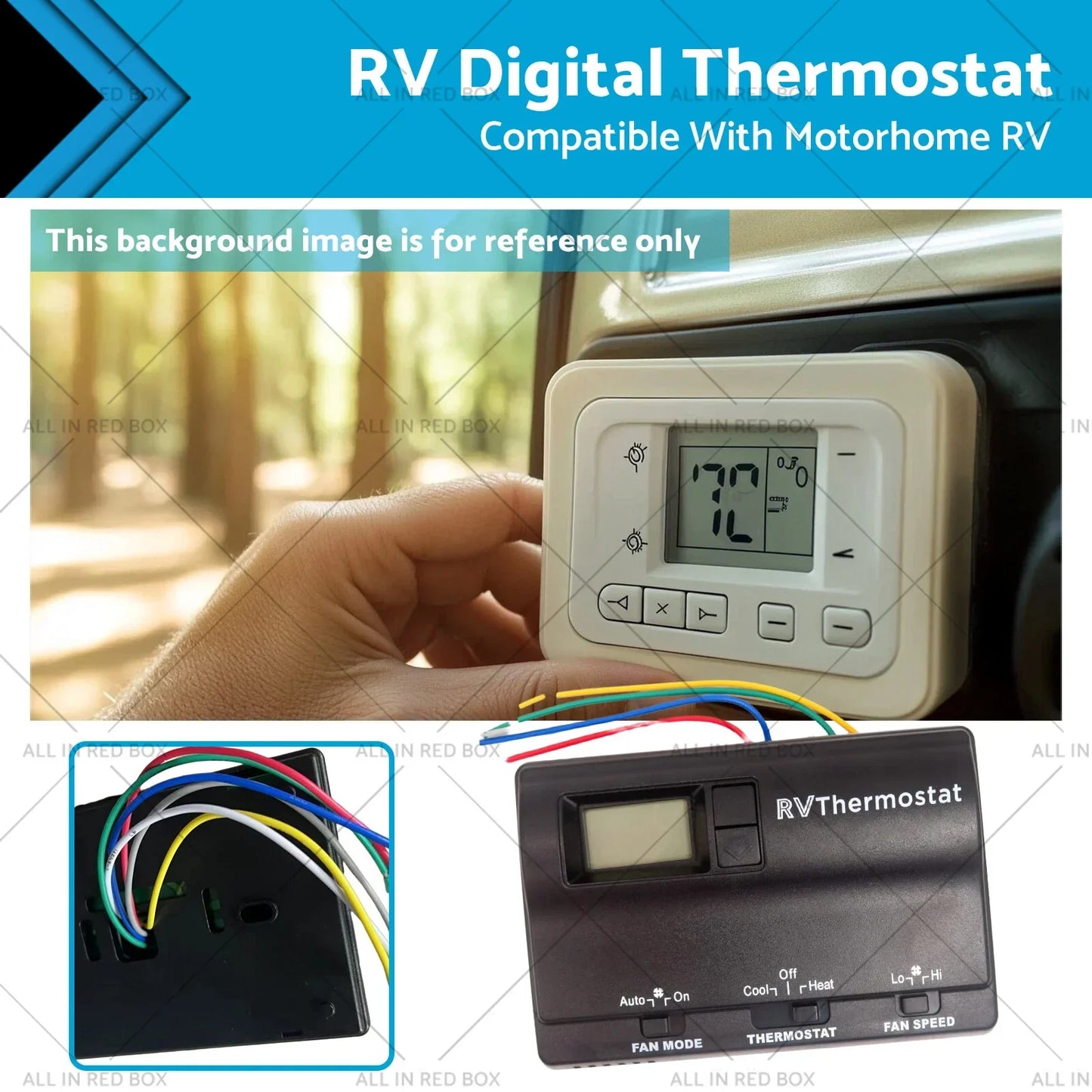 Digital Thermostat for RV Motorhome (83303362, 83303862)