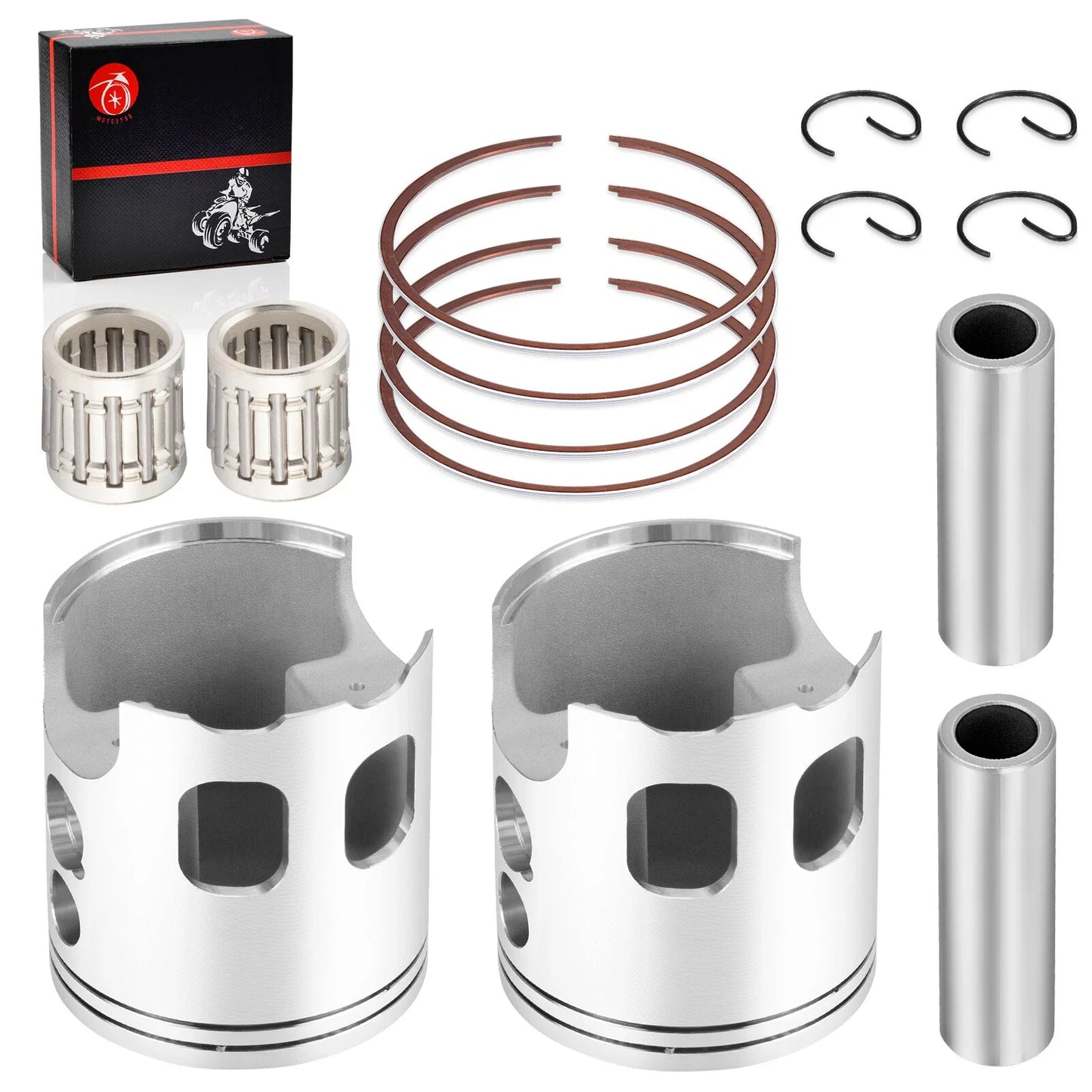 Pistons & Ring Bearing Kit 64mm for Banshee 350 (1987–2006)
