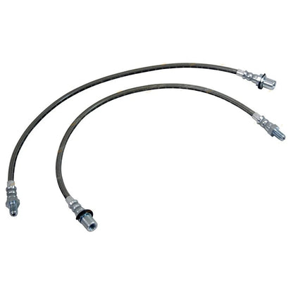 2 x Braided Brake Lines Hose for Toyota 100 Series HZJ105 FZJ105 (1998–2007)