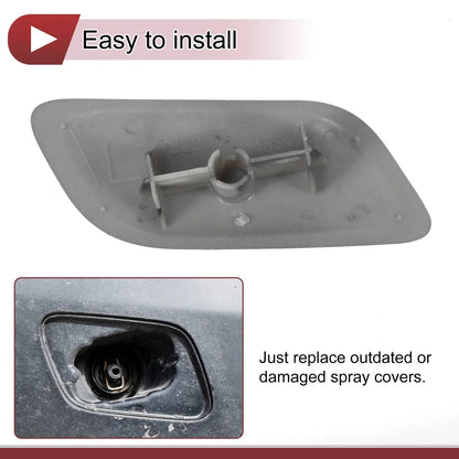 Front Left Washer Nozzle Cover for Lexus LX570 (2008-2011) - Silver Tone 1 x