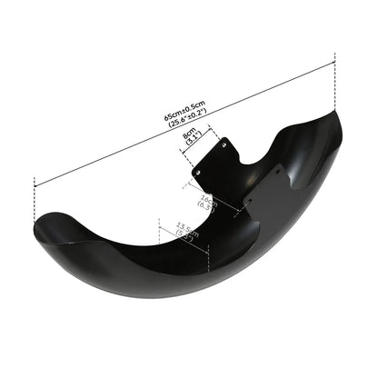 21" Unpainted Front Fender for Harley Touring Road King Street Glide (2009-2023)