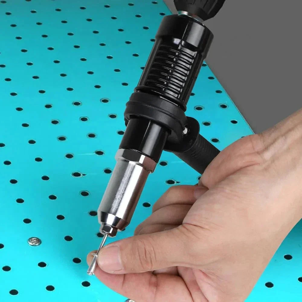 Electric Rivet Gun Adapter Kit for Cordless Drill Nut Riveter Wrench