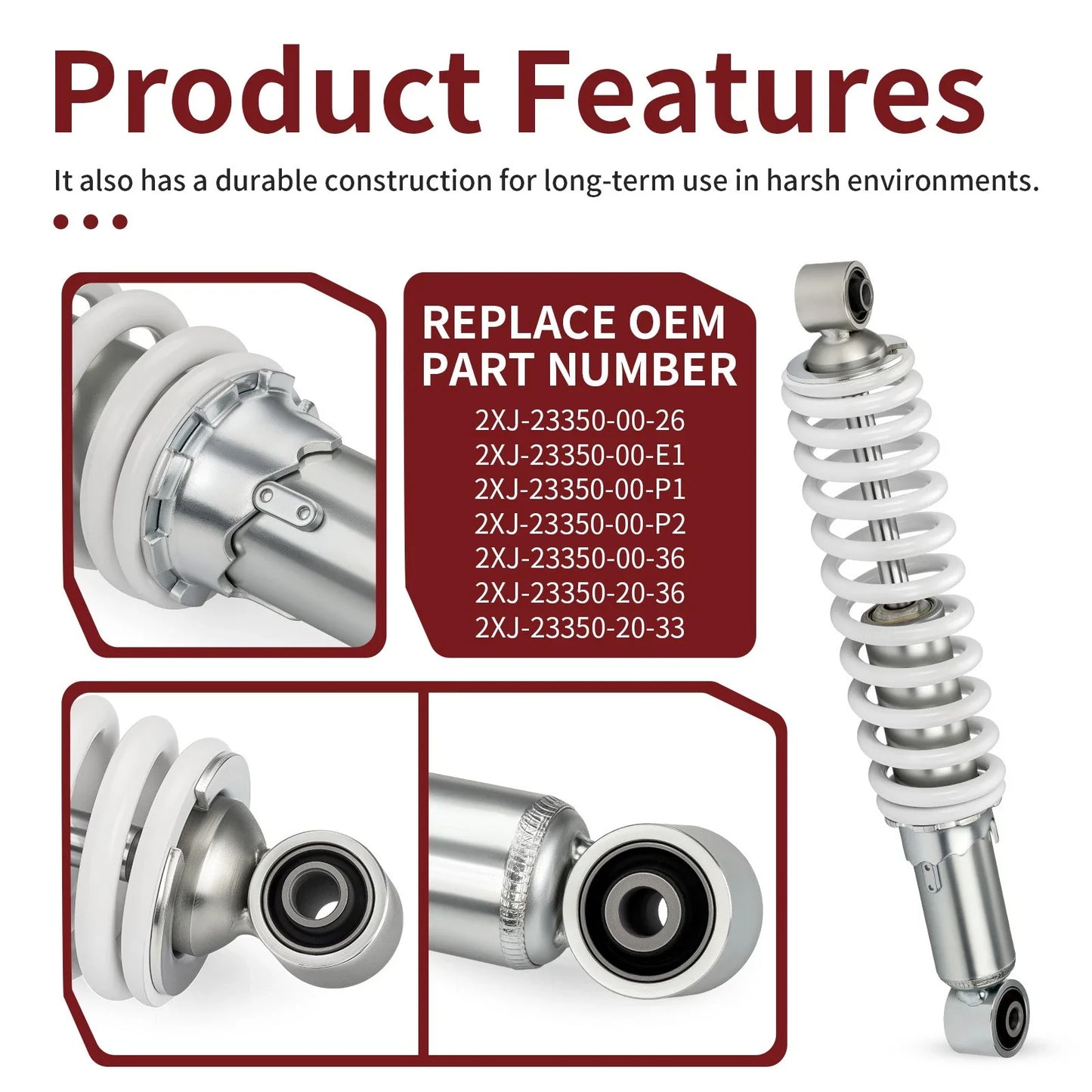 2 x Left Right Front Shock Absorber for Yamaha Blaster 200 (1988–2006)