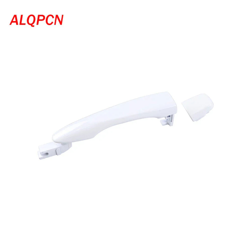 4 x White Outer Door Handles for Nissan Navara D23 NP300 (2015-2023)