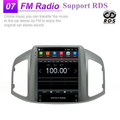 9.7" Vertical Car Stereo Radio GPS for Chevrolet Captiva (2011-2017)