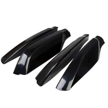 4 x Glossy Black Roof Rack Rail End Cover Caps for Toyota Prado (2010-2018)