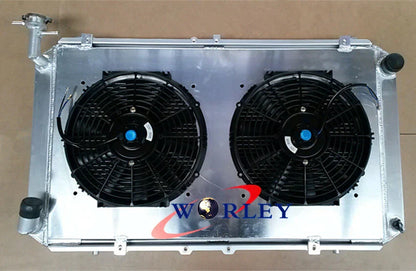 Aluminum Radiator, Shroud, Fan & Black Hose for Patrol Y60 GQ (1997-1999)