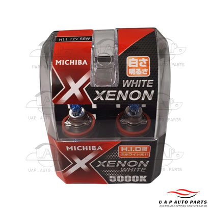 H11 Xenon Ultimate Headlight Globe Bulb 2 x for Cars