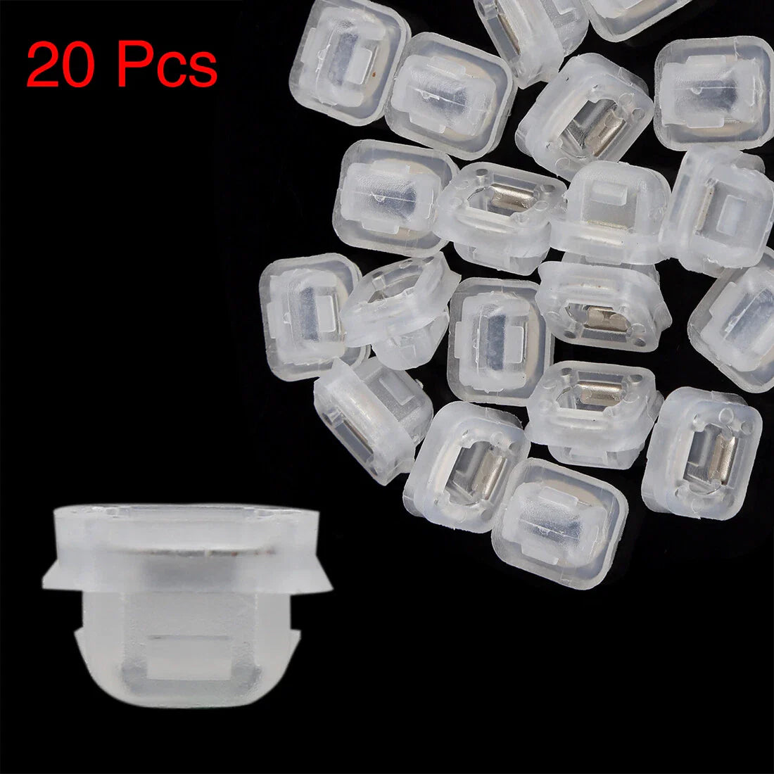 20pcs Plastic White Retainer Clips for BMW E46 E90 E91 E92 320i 323i