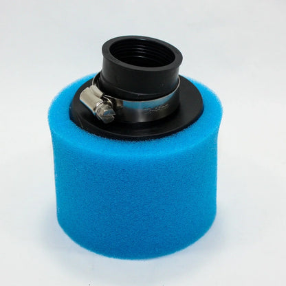 35mm Foam Air Filter Pod for Blue PIT Quad Dirt Bike ATV Buggy