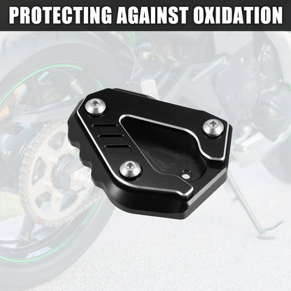 1 Set Aluminum Black Motorcycle Kickstand Pad for BMW S1000RR (2019 - 2023)