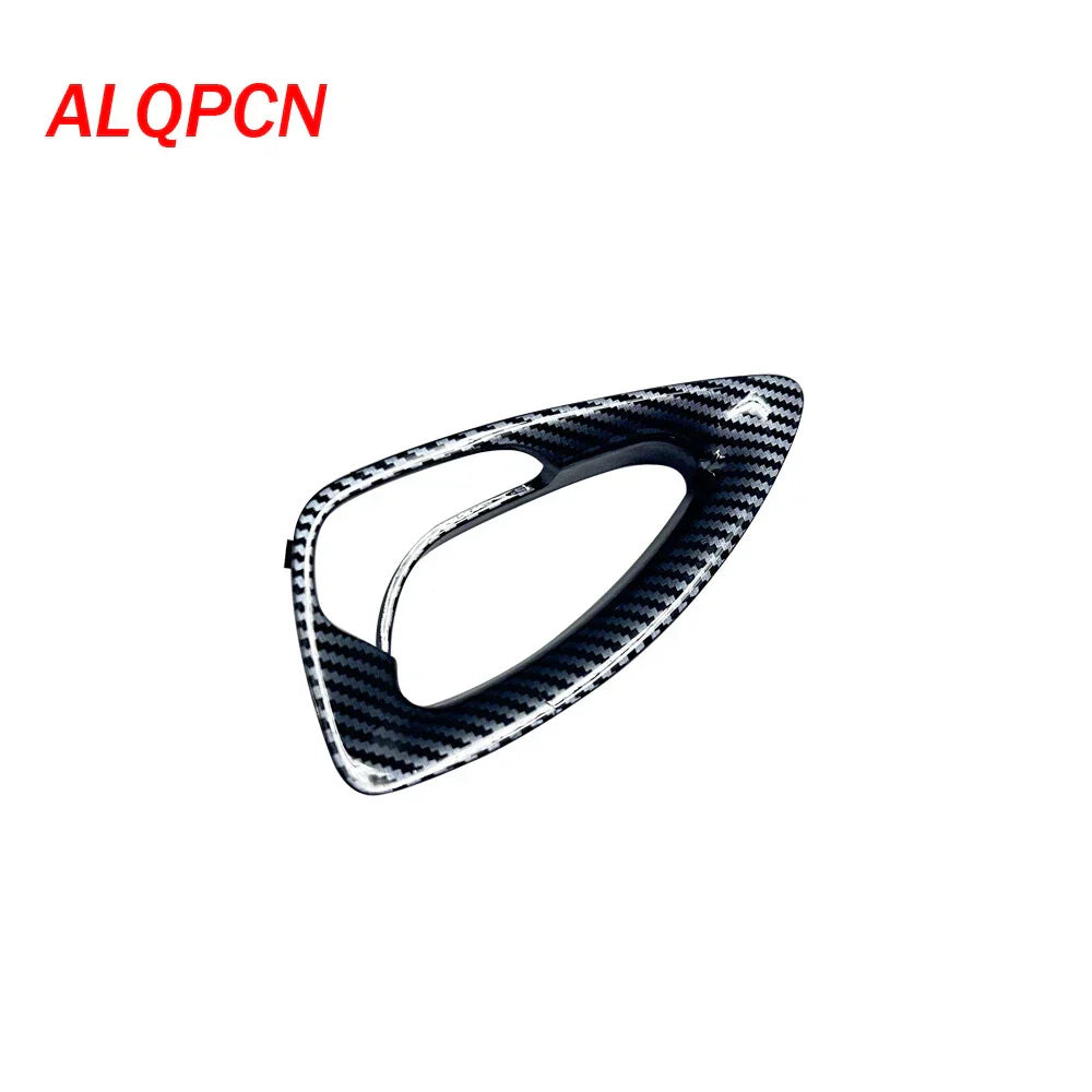 1 Pair Carbon Fibre Steering Wheel Cover Trim for Hyundai i45 Sonata (2011-14)