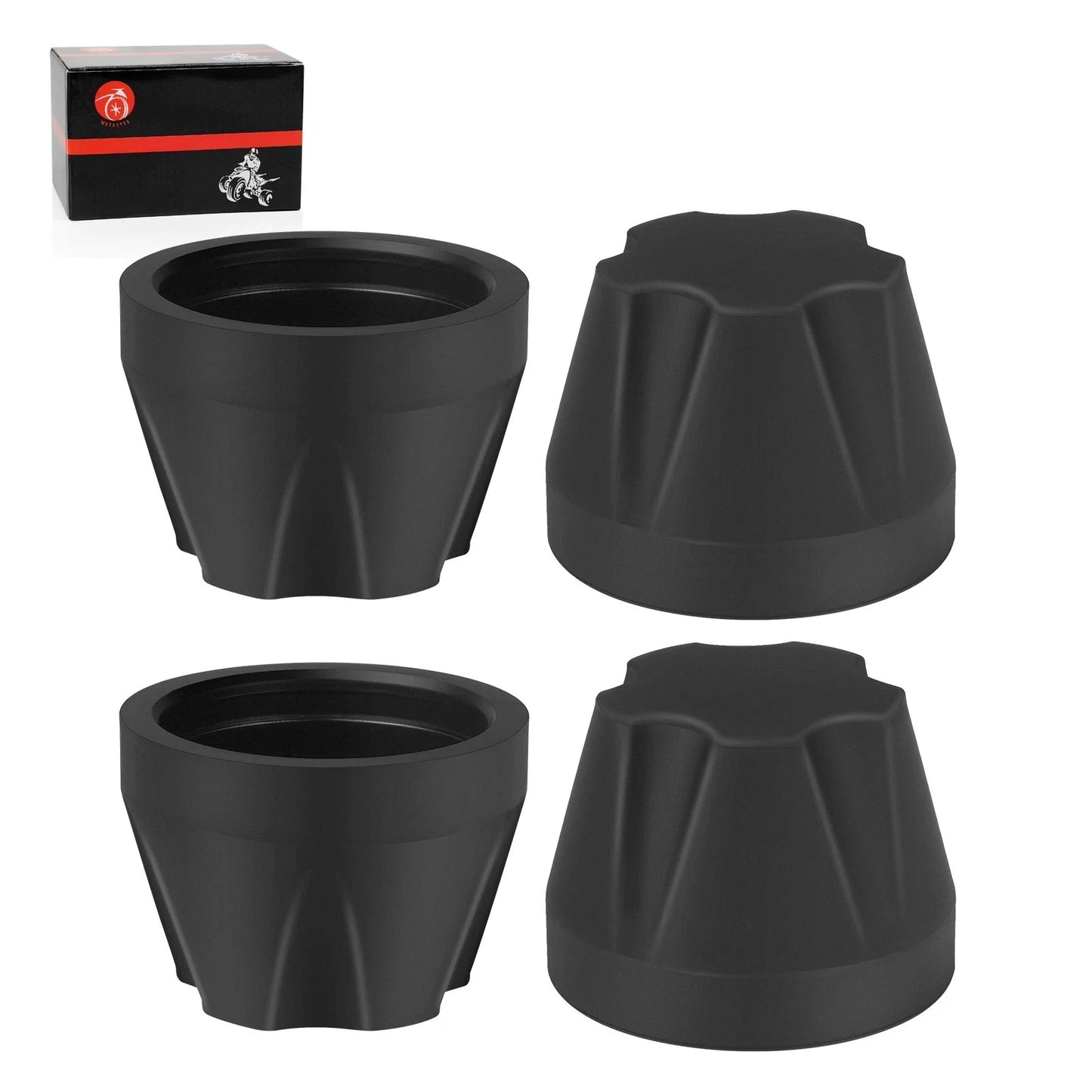 4x Wheel Hub Caps for Yamaha Timberwolf 250 (1995–1999)