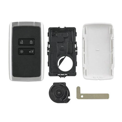 4 Button Key Shell Cover Remote Fob for Renault Koleos Megane Captur (2016-2020)