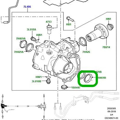 Drive Shaft Gasket for Land Rover Discovery Range Rover Evoque (2012-2019)