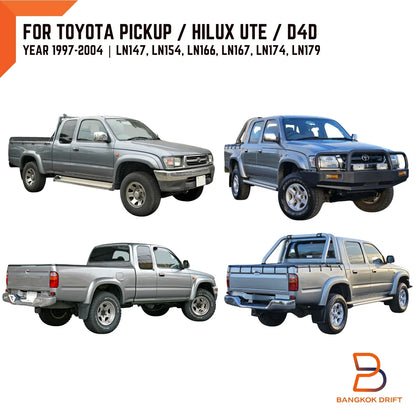 Smoke Tail Light Lenses for Toyota Hilux Ute D4D SR5 (1997-2004)