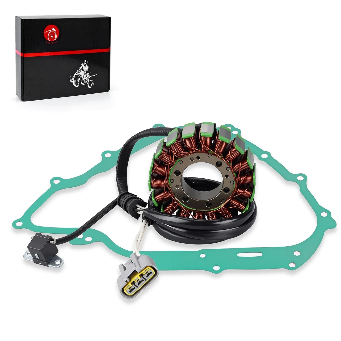 2 x Stator & Gasket for Yamaha Grizzly Kodiak 700 (2010–2023)