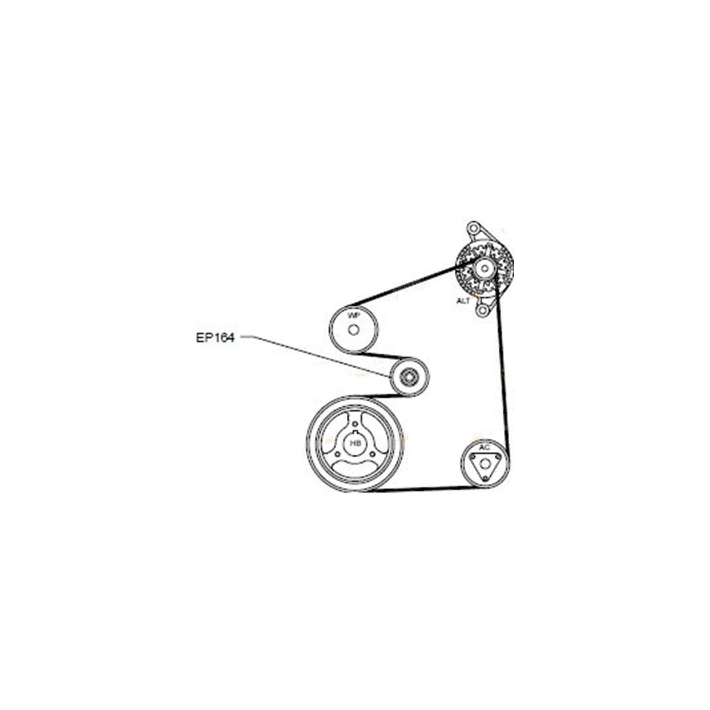 Fan Belt Tensioner Pulley for Nissan Patrol GU Y61 Navara D22 ZD30-DDT