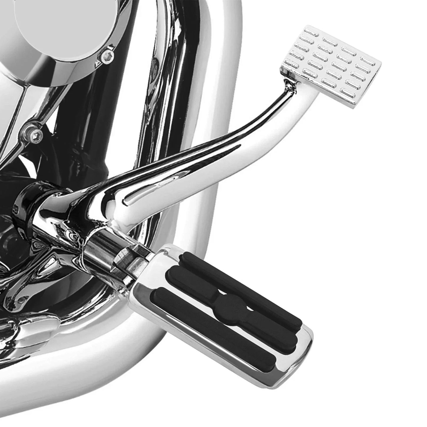 Chrome Forward Control Pegs & Linkage Levers for Harley Sportster (2004-2013)