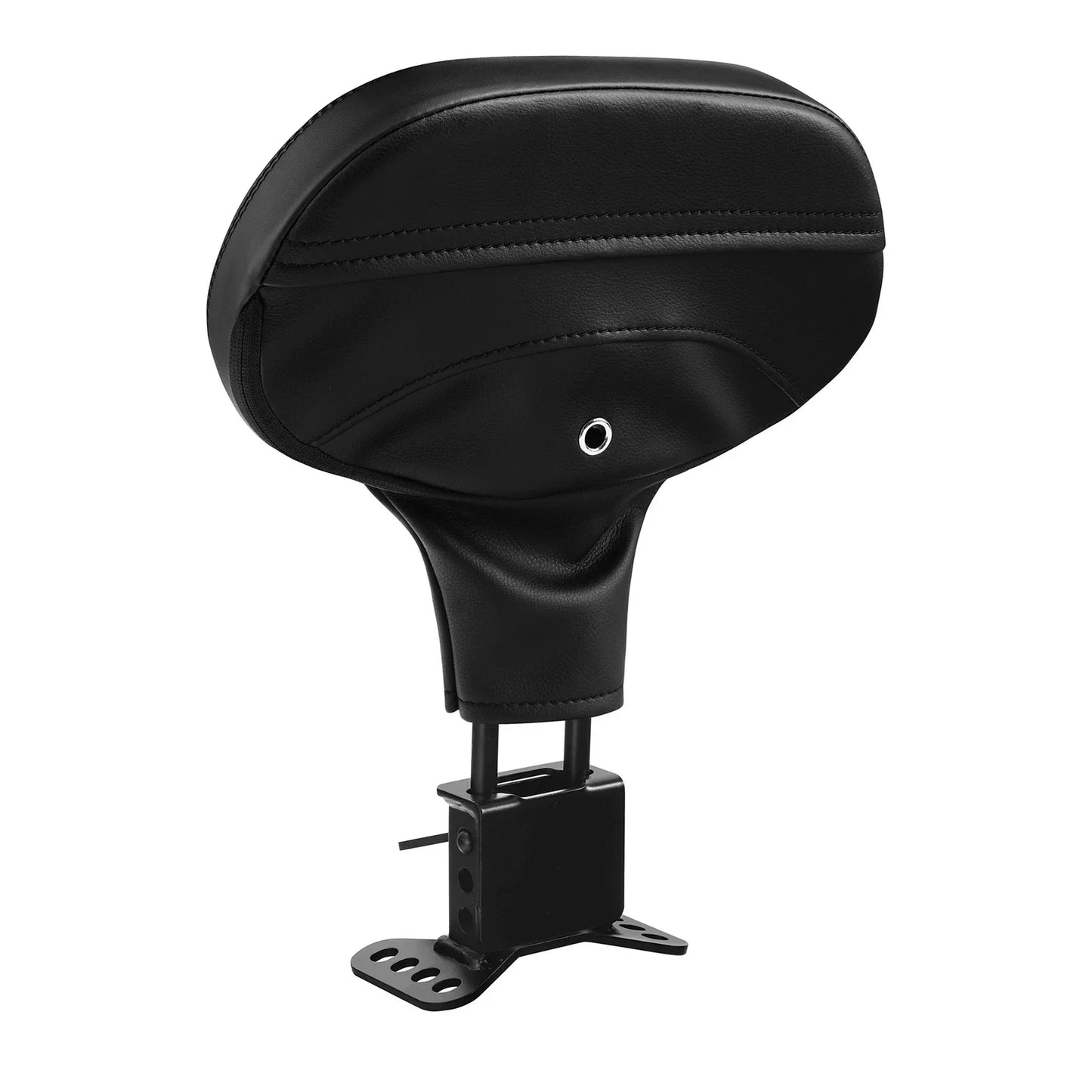 Black Driver Rider Backrest Pad for Harley Touring Road King Glide (1988-2024)