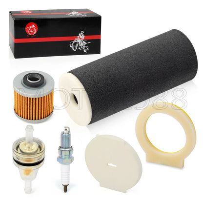 Air Filter & Cage Guide & END CAP Kit for Yamaha Grizzly 660 YFM660 (1998–2001)