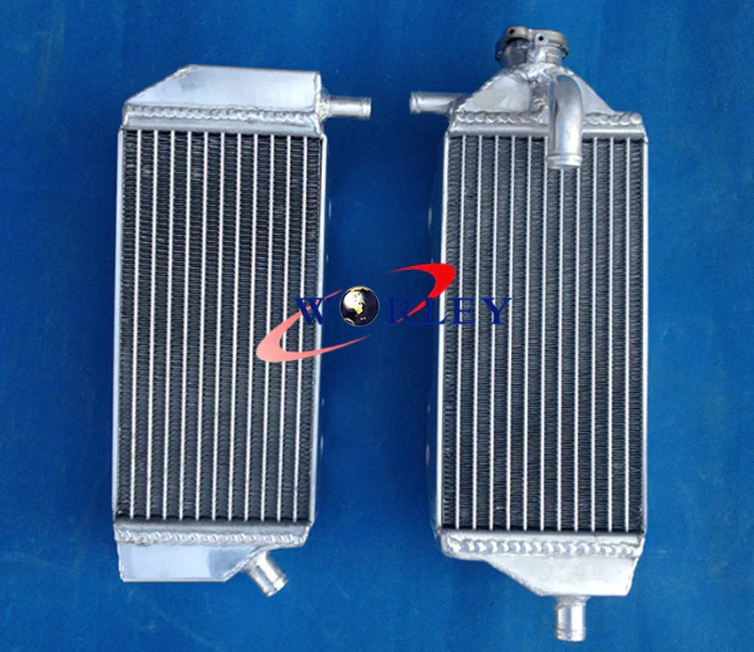 Aluminum Radiator & Hose for YAMAHA YZ250F YZF250 2014-2016 ( Blue)
