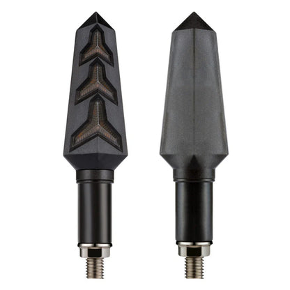 Amber LED Turn Signal Blinker Lights for Motorcycle