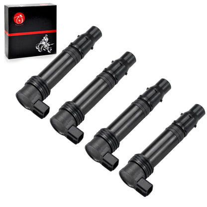 4pcs Ignition Coils for Kawasaki Ninja ZX600 ZX-6RR ZX-6R (2003–2018)