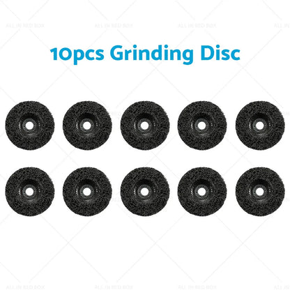 5 x Rust Removal Poly Strip Disc Wheel for Angle Grinder 100mm