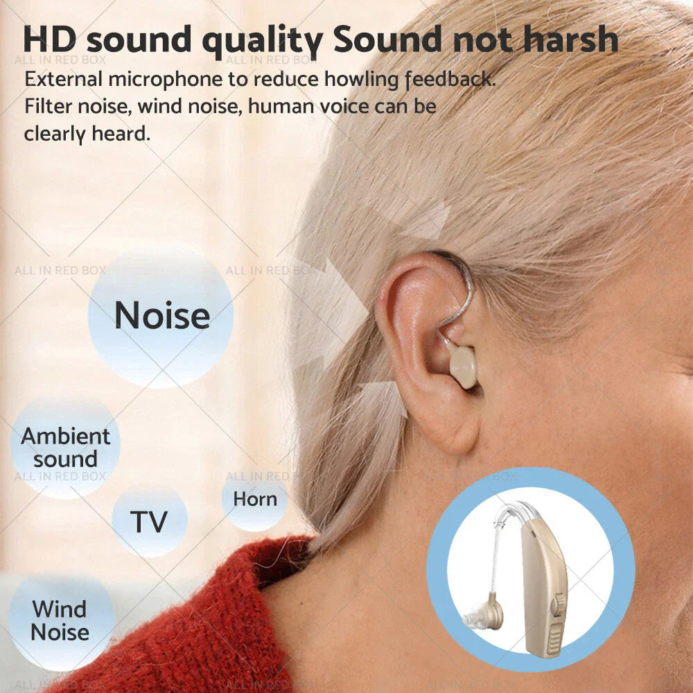 High-Power Digital Hearing Aid for Severe Loss - Rechargeable Ear Aid