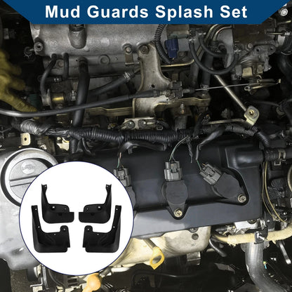 1 x Mud Flaps - Splash Guards for BMW X4 (2014 - 2018)
