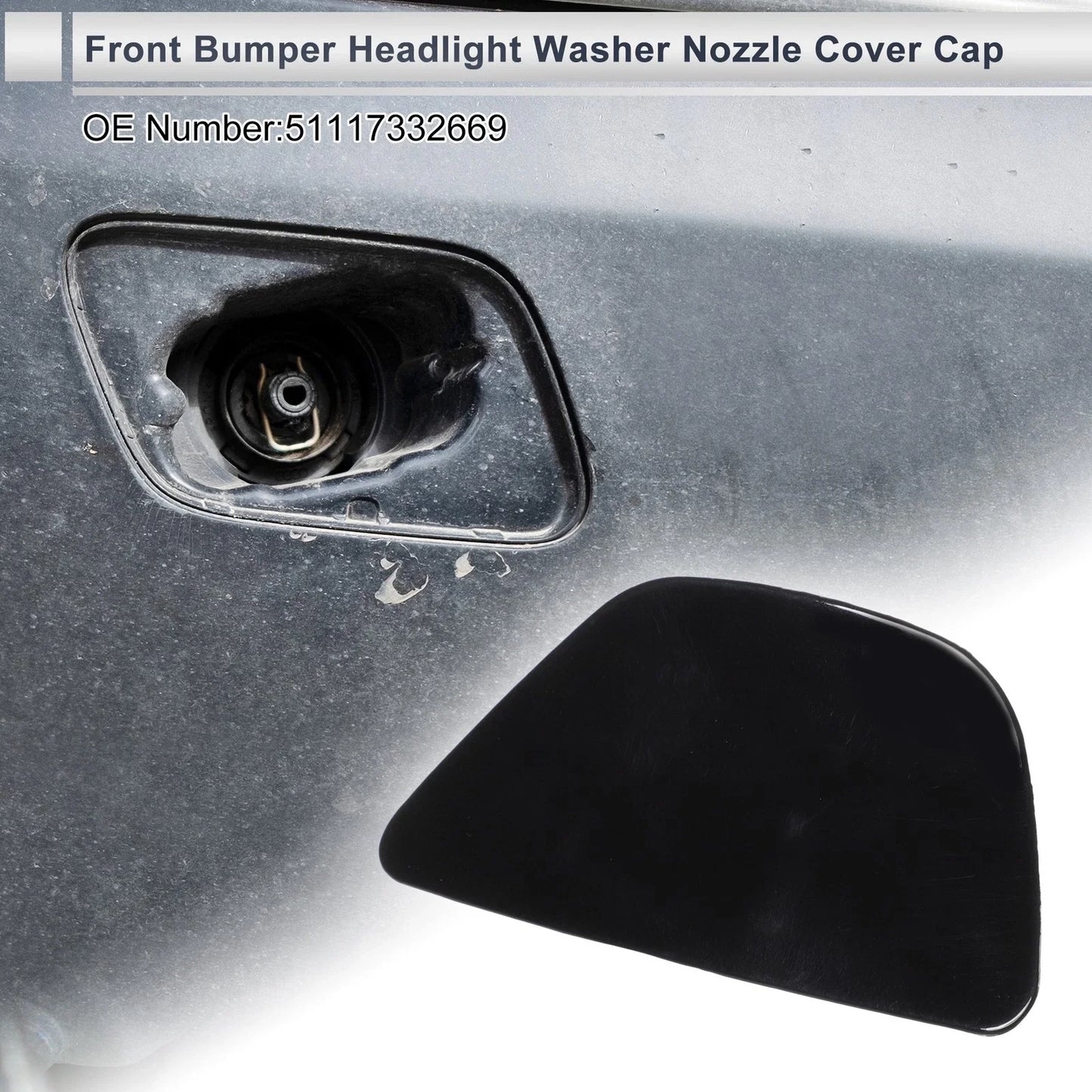 Front Left Washer Nozzle Cover Cap for BMW 535i GT (2014-2017)