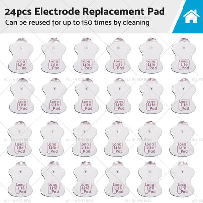 24PCS Electrode Replacement EMS Tens Pads for Omron Massagers