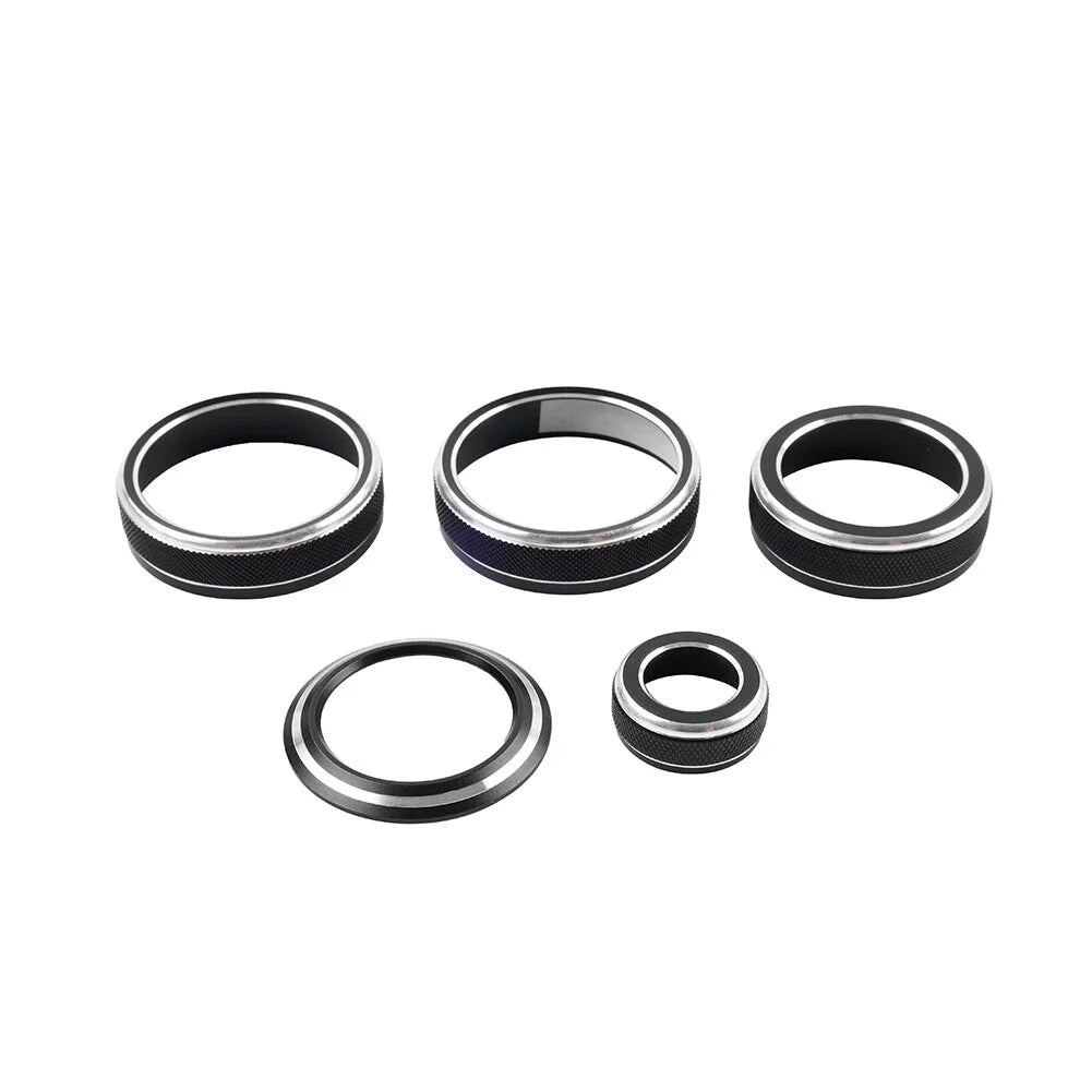 Black AC Volume Switch Button Ring for Lexus NX250 NX350h (2022-2024)