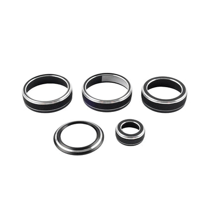 Black AC Volume Switch Button Ring for Lexus NX250 NX350h (2022-2024)