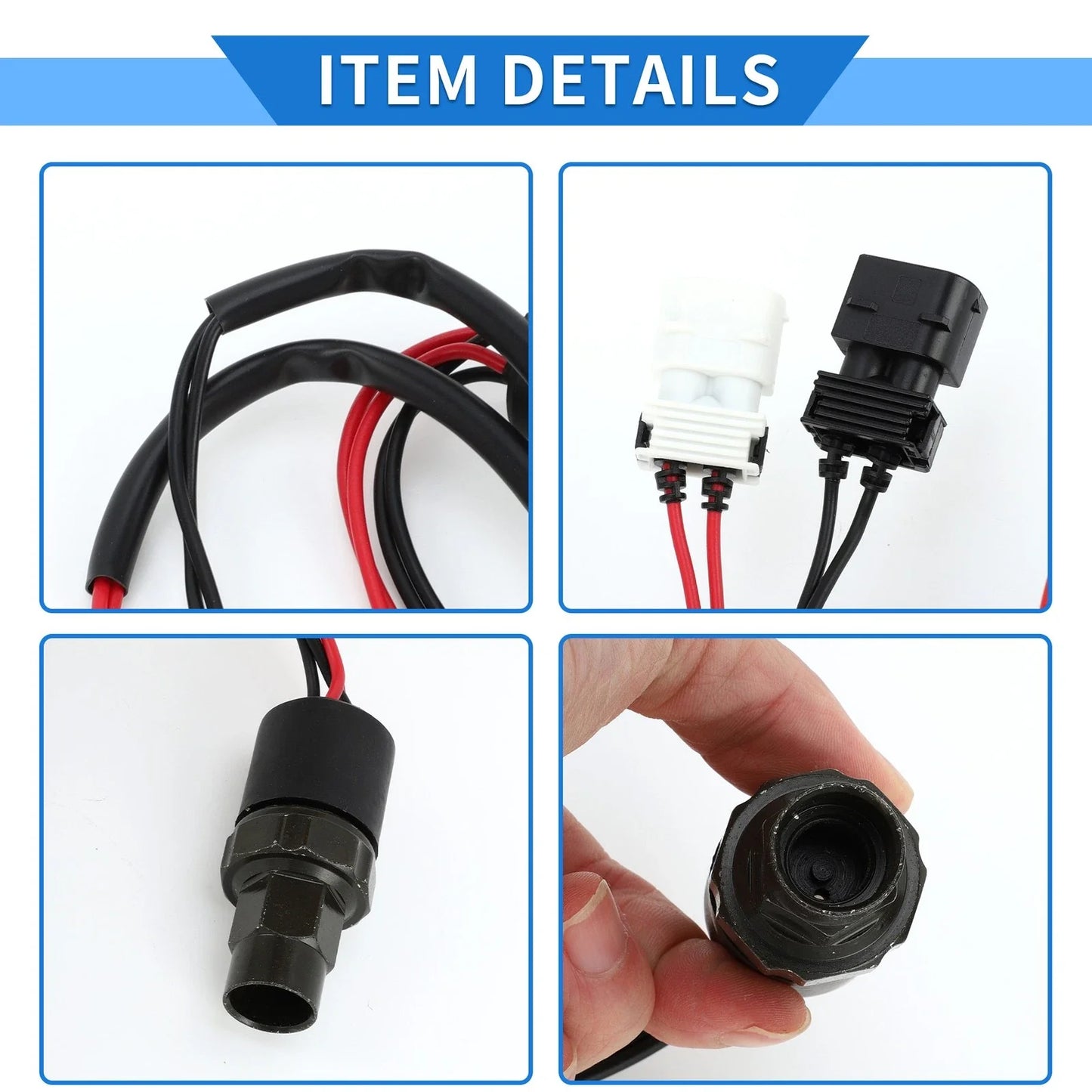 A/C Pressure Switch Sensor for BMW 318i Base 1.8L (1992 - 1995)