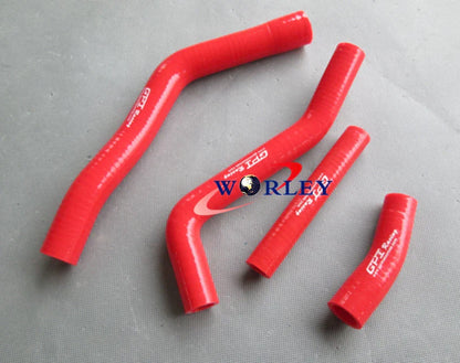 Silicone Radiator Hose Kit Red for Yamaha YZF450 YZ450F (2010-2013)